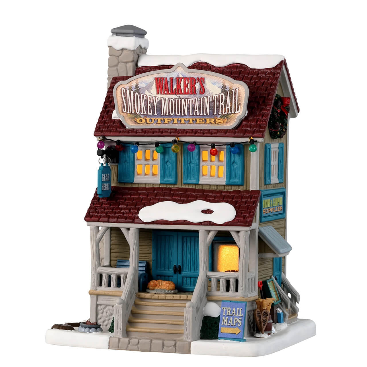 Lemax Village Collection Porcelain Lighted House newest Walker Residence Christmas