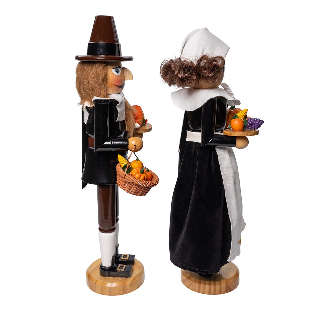 Kurt Adler 15-Inch Pilgrim Nutcrackers 2-Piece Set #TH0421 – House of ...