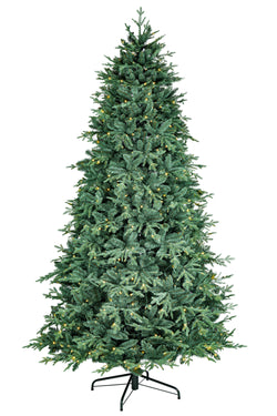 Sterling 9 ft. Pre Lit Warm White LED Natural Cut Blue Spruce Tree