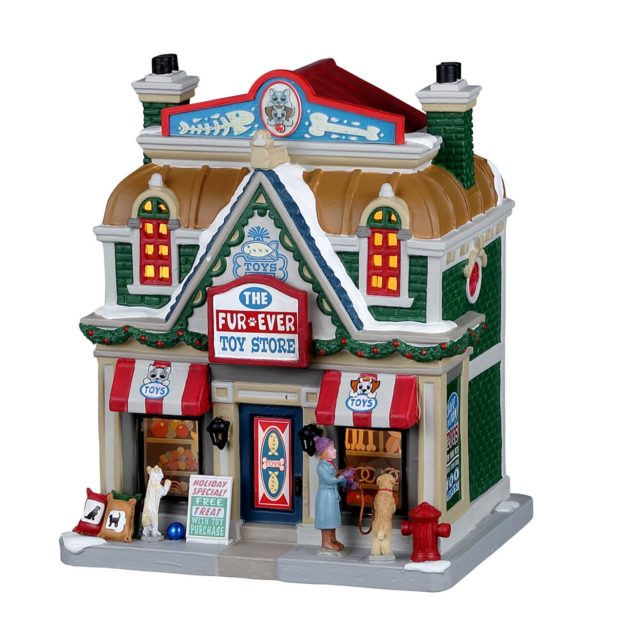 LEMAX The Fur Ever Toy Store 25931 House of Holiday