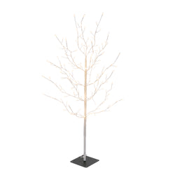 4 Foot Tall Pre Lit Tree, 150 Warm White Micro LEDs