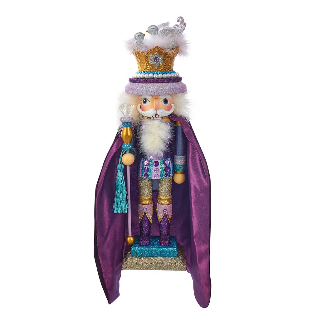 NEW! outlets Kurt Adler Hollywood Nutcracker Four Calling Birds Nutcracker