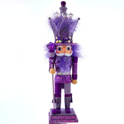 Kurt Adler 16-Inch Hollywood Purple King Nutcracker