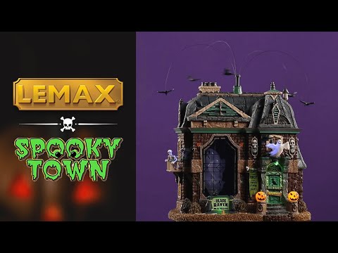 Lemax Spooky Town cheapest Black Raven Manor