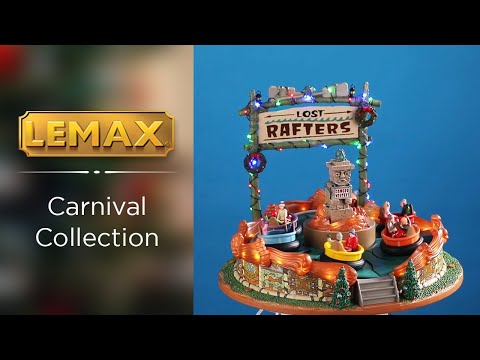 Lemax Carnival - Sights & Sounds: Lost Rafters (04722-UK) - Decorazione Natalizia Per Villaggi, Multicolore