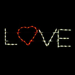 LED LOVE SIGN #LED-LOVE *Set of 2*