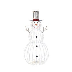 Jolly Wire LED  Snowman, Christmas Holiday Outdoor Yard Decor