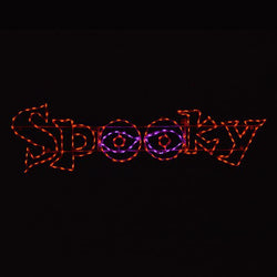 SPOOKY WORD SIGN #LED-SPOOKY
