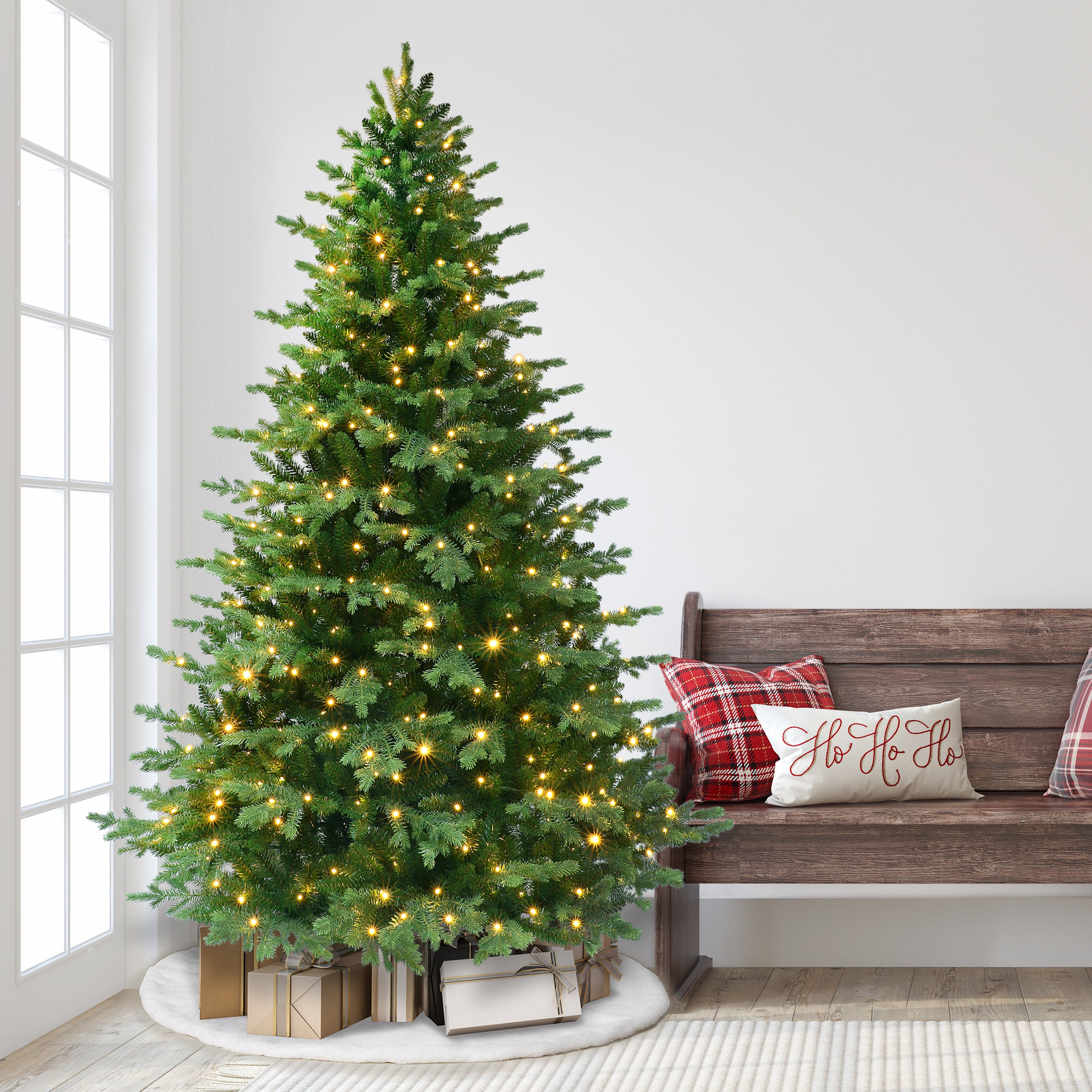 7.5ft Pre-Lit Chatham Fir Tree