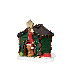LEMAX Decorated Light Doghouse #02808