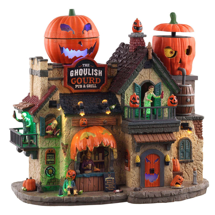 LEMAX The Ghoulish Gourd Pub & Grill, with 4.5V Adaptor #05602