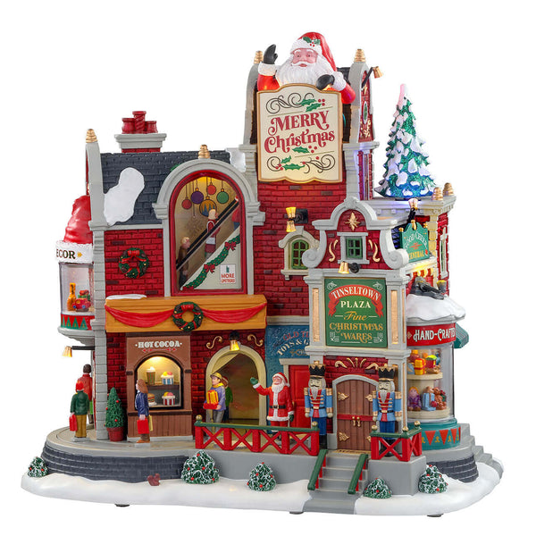 ハン christmas evel④ LEMAX Tinseltown Plaza, with 4.5V Adaptor #05700 – House of