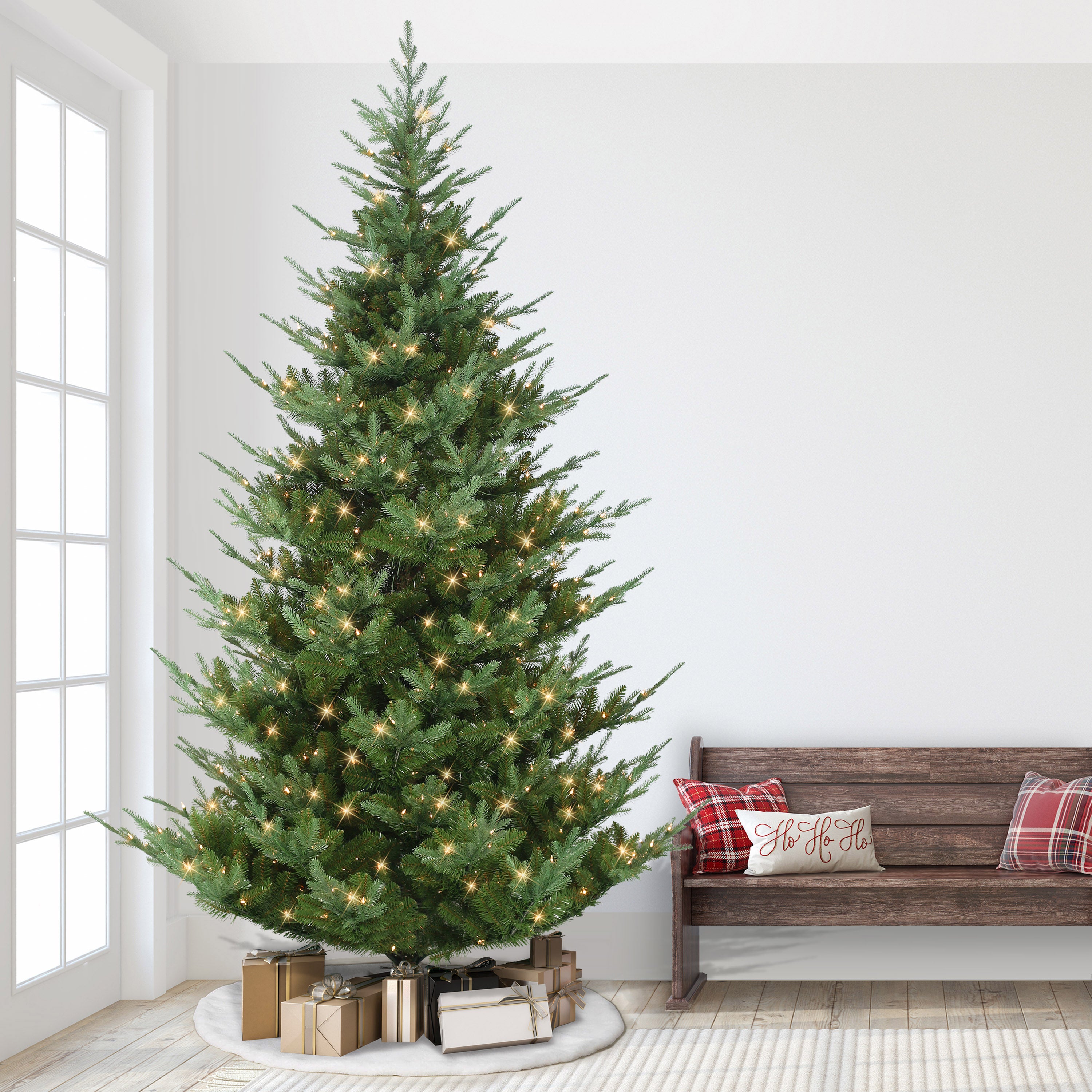 9ft Pre-Lit Hillside Spruce Tree