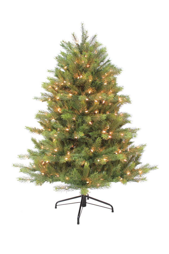 Puleo International 4.5ft Pre-Lit Kensington Fir Tree