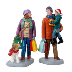 LEMAX Holiday Shoppers, set of 2 #12016
