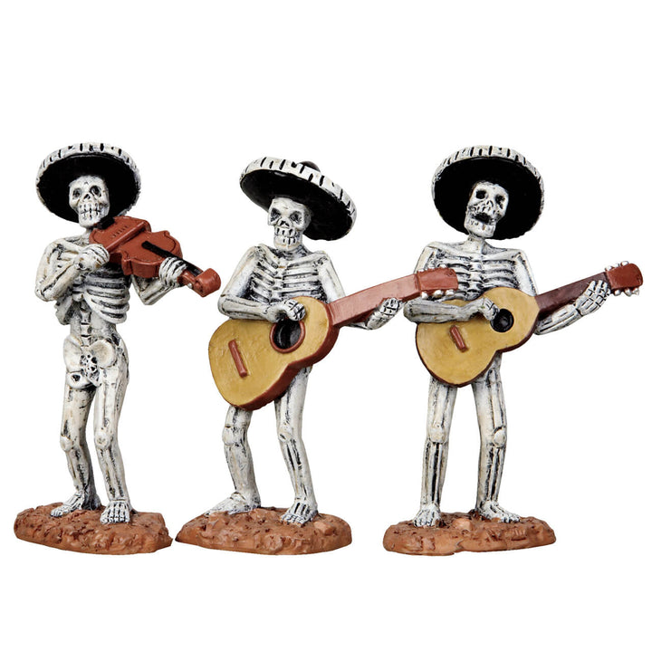 LEMAX Skeleton Mariachi Band, set of 3 #12884