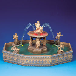 LEMAX Lighted Village Square Fountain with 4.5V Adaptor  #14663