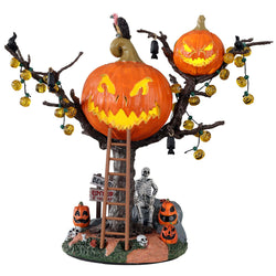 LEMAX Pumpkin Tree House, Battery Operated (4.5V) #14856