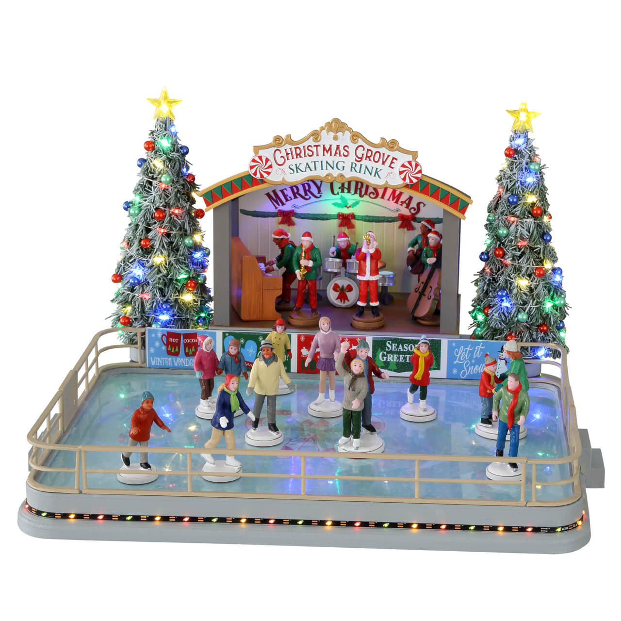 Set Di 2 Figurine Lemax Christmas Village 62451 | Abitanti In Resina Per Villaggio Natalizio | 7,8x14,5x4,3 Cm - 3