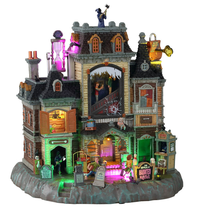 LEMAX The Horrid Haunted Hotel, with 4.5V Adaptor #15725