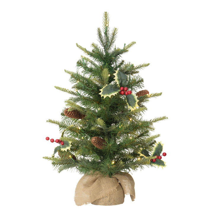 2ft Pre-Lit Table Top Christmas Tree