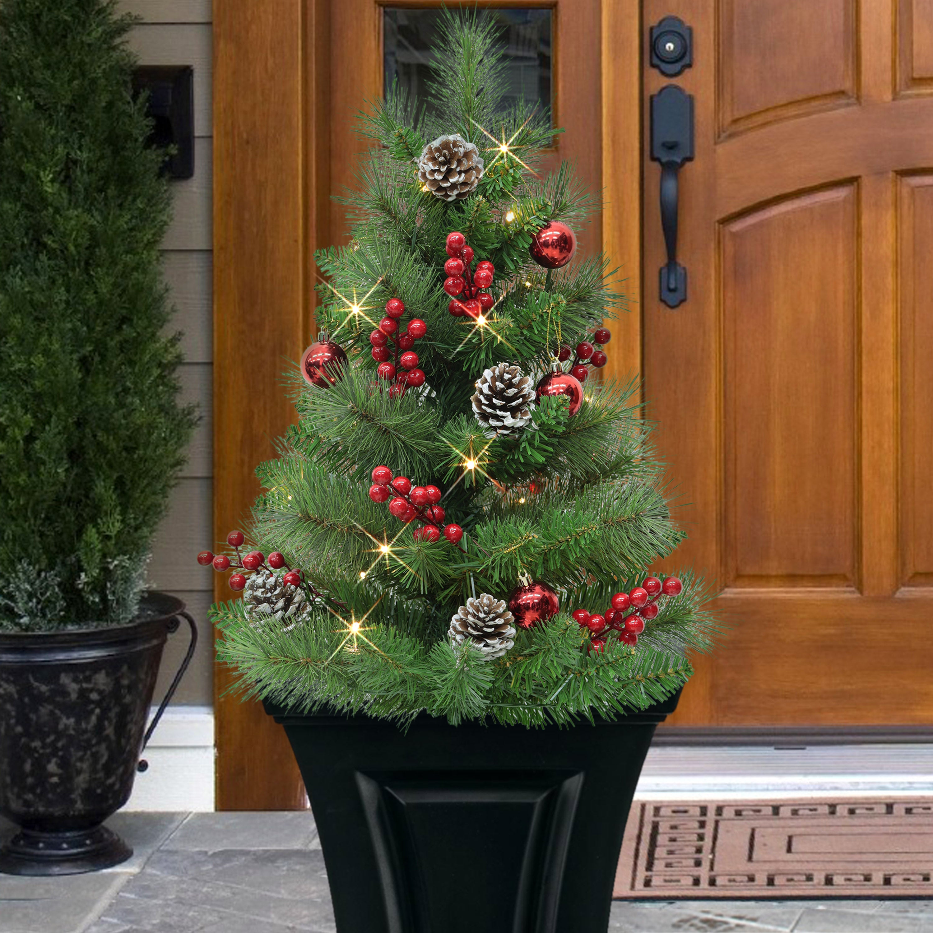 Set of 2 30" Pre-Lit Urn Filler