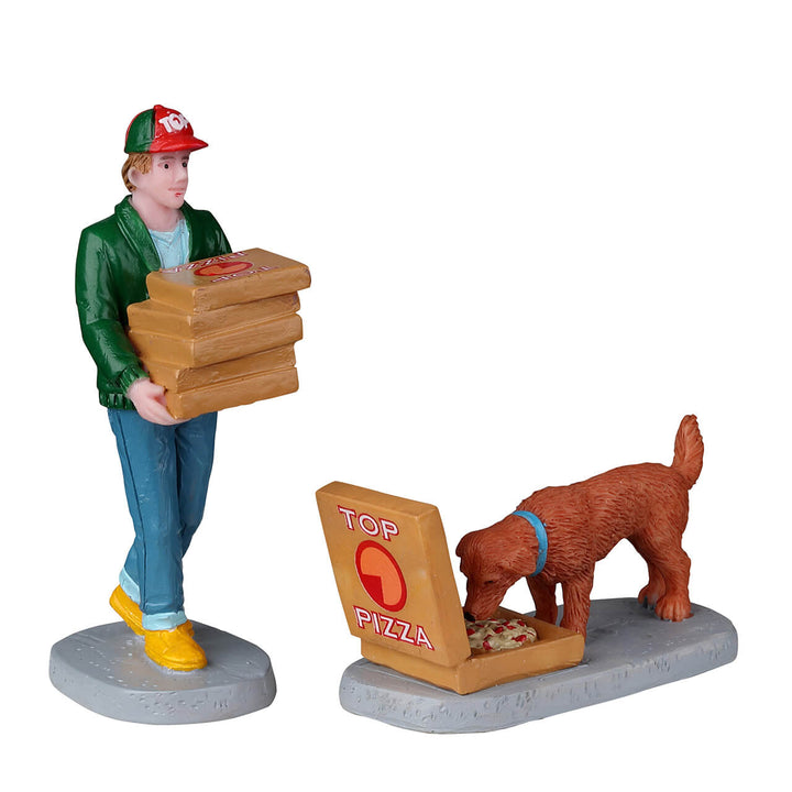 LEMAX Top Pizza Delivery, set of 2 #22113