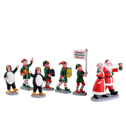 LEMAX Santa's Elf Parade, set of 7 #23592