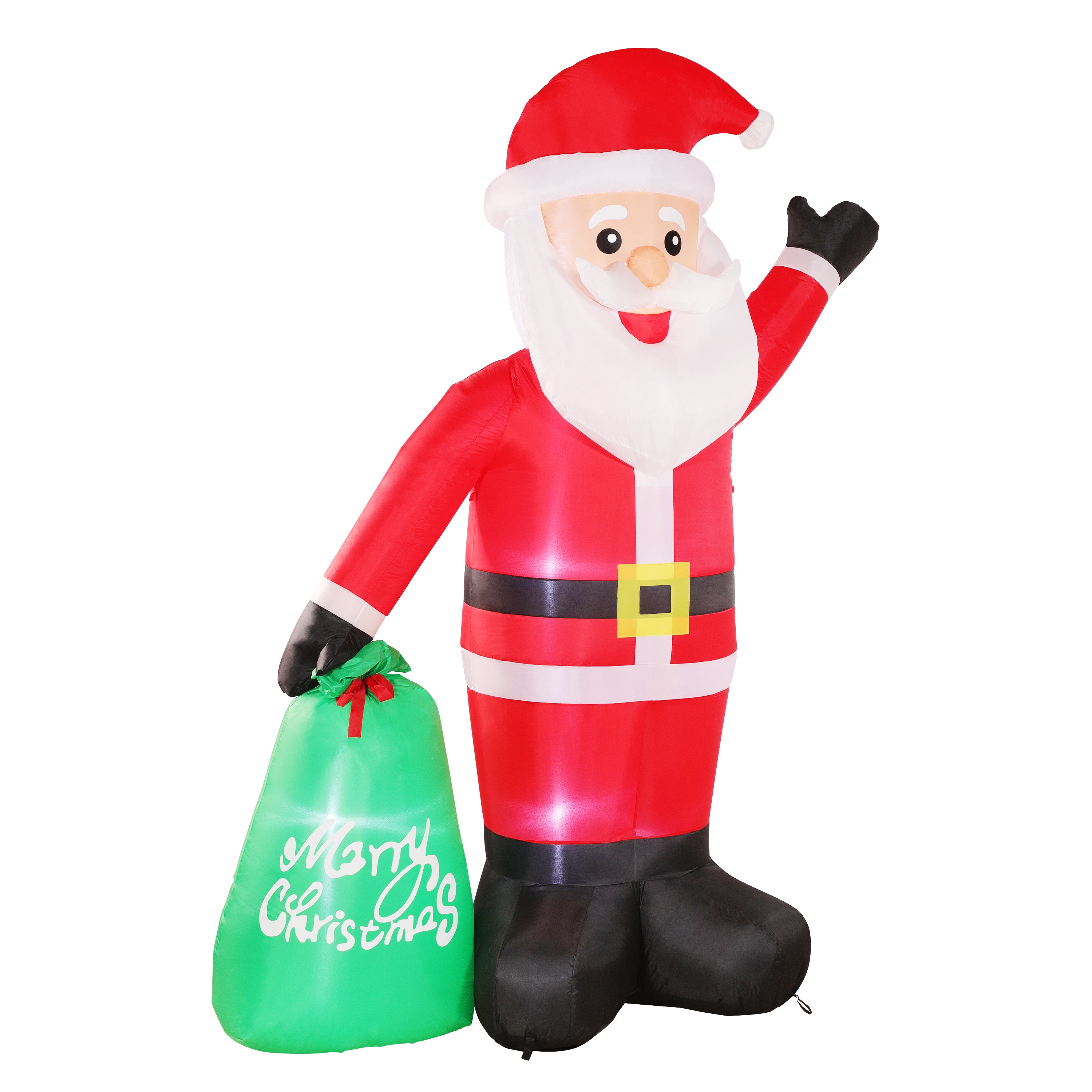 8 ft Lighted Blow-Up Inflatable Santa Claus YD3785LA