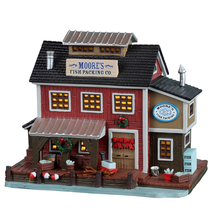 diamond village fish box Department 56 Snow Home Sleet Home Shack Limited Edition Lit Building, 3.98 Inch, Multicolor : Home & Kitchen and larger gear separated and easy to access 8.5" Resin Fish Box Dcor