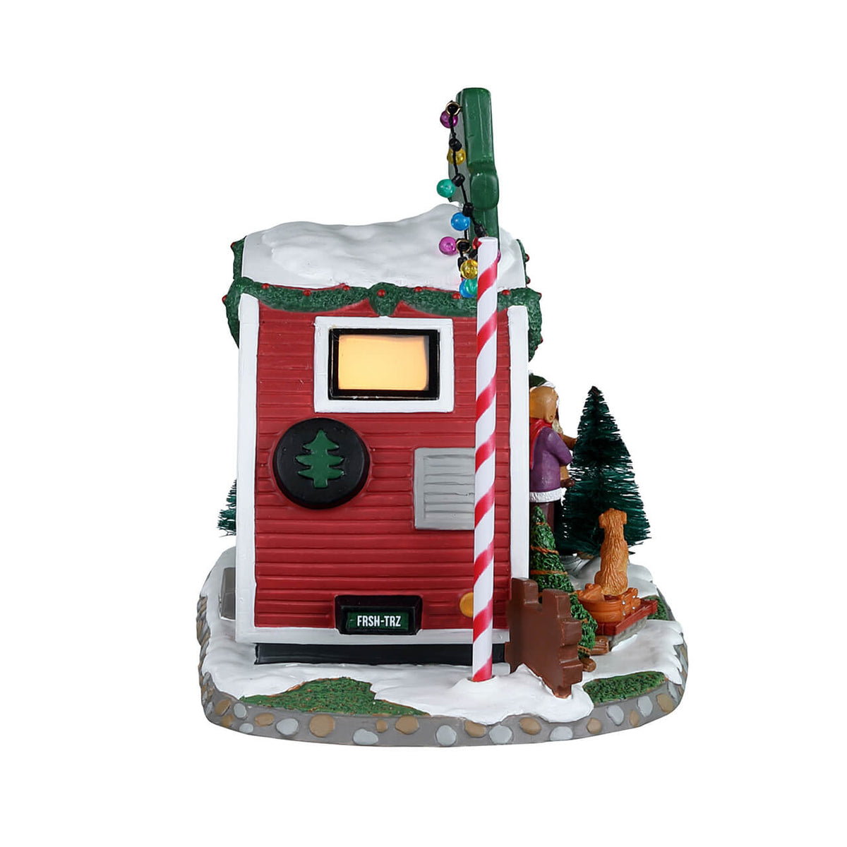 Lemax Farm Fresh Christmas Trees Lighted Building #25928
