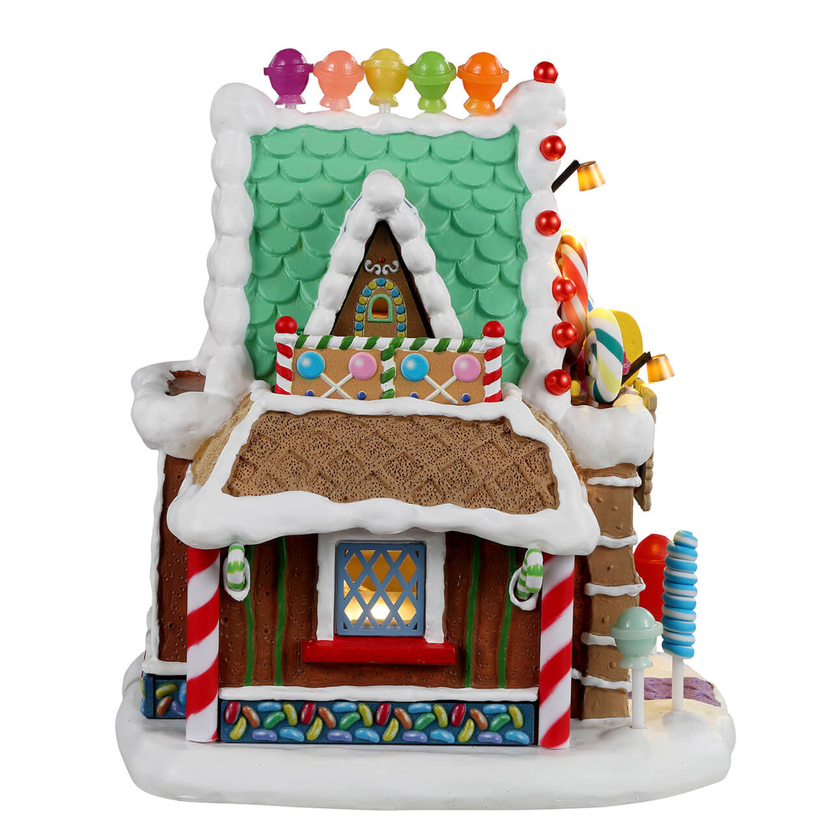 Lemax The Lollipop Shop Lighted Building Battery Operated 4.5V #25950