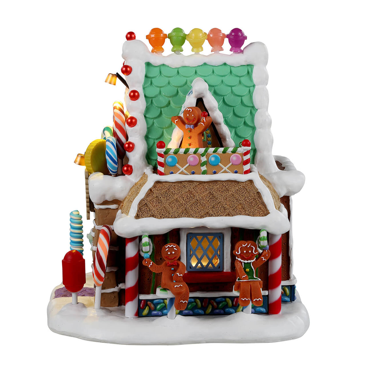 Lemax The Lollipop Shop Lighted Building Battery Operated 4.5V #25950