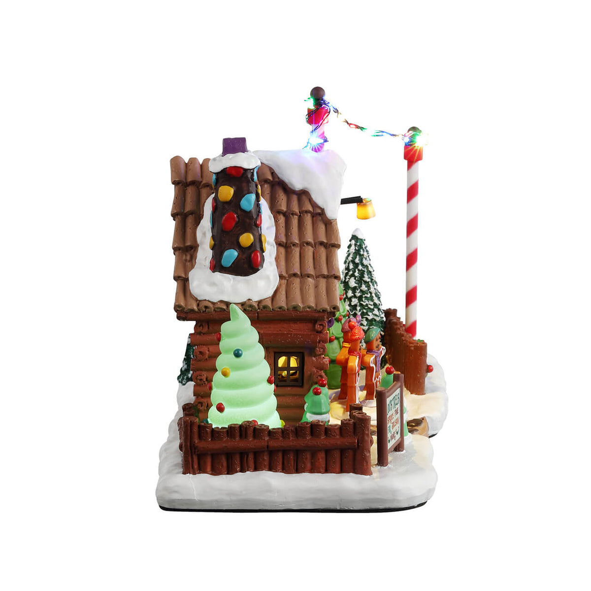 Lemax Lou's Tree Farm Lighted Building Battery Operated #25951