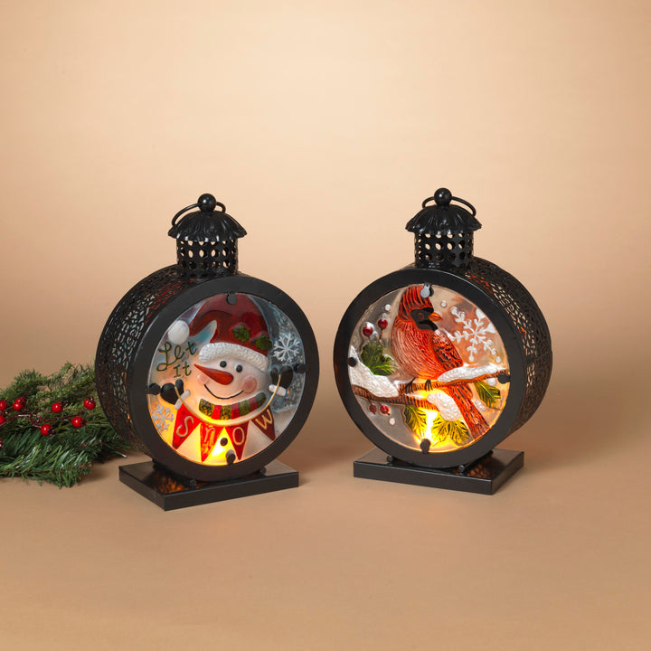 12.8" Lighted Holiday Fire Glow B/O, 2 Assorted # 2738960