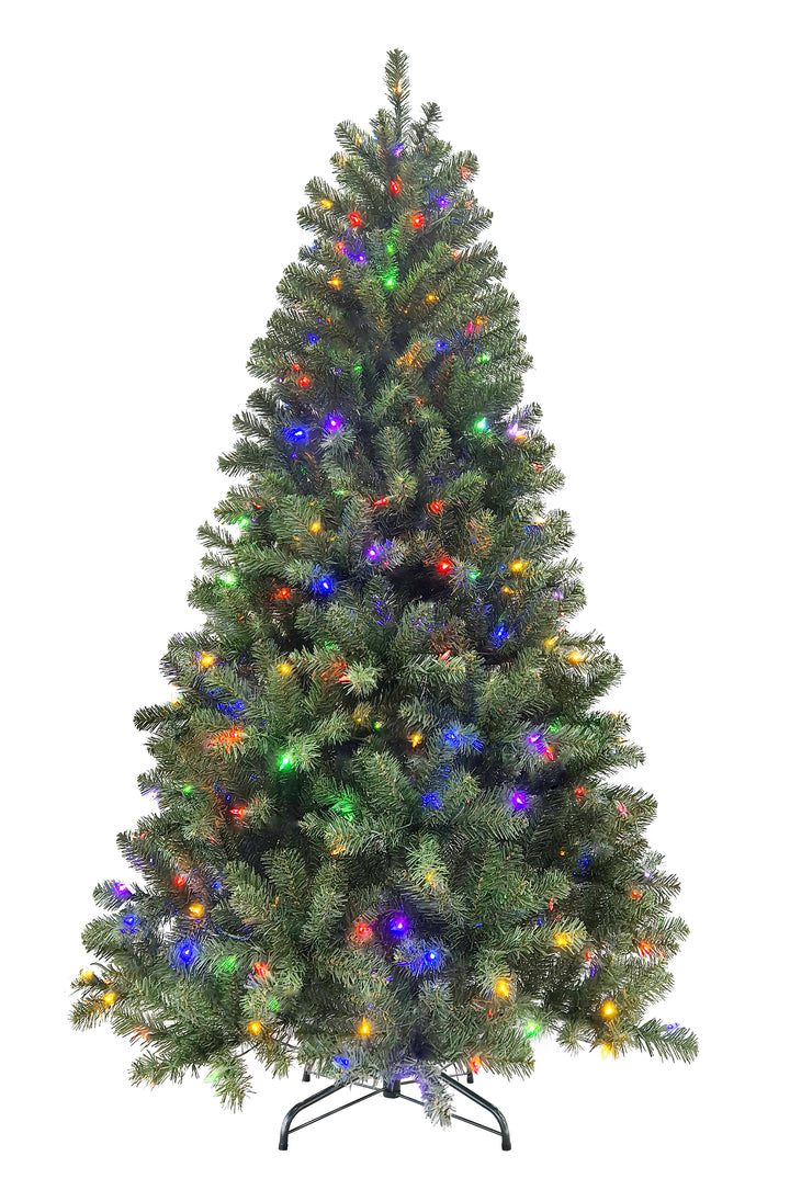 Puleo International 6.5ft Pre-Lit Tree #277-A1274-65F5LDF3-TW