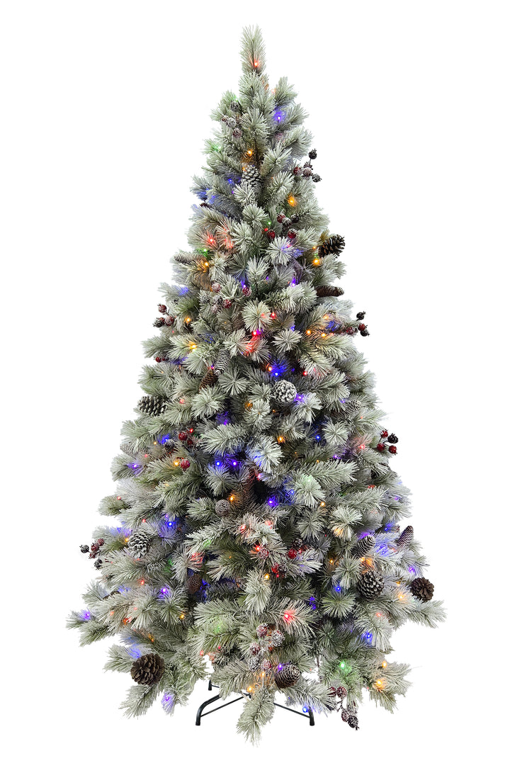 Puleo International 6.5ft Pre-lit Connecticut Tree #277-CON-T65QLDF5K4-TW