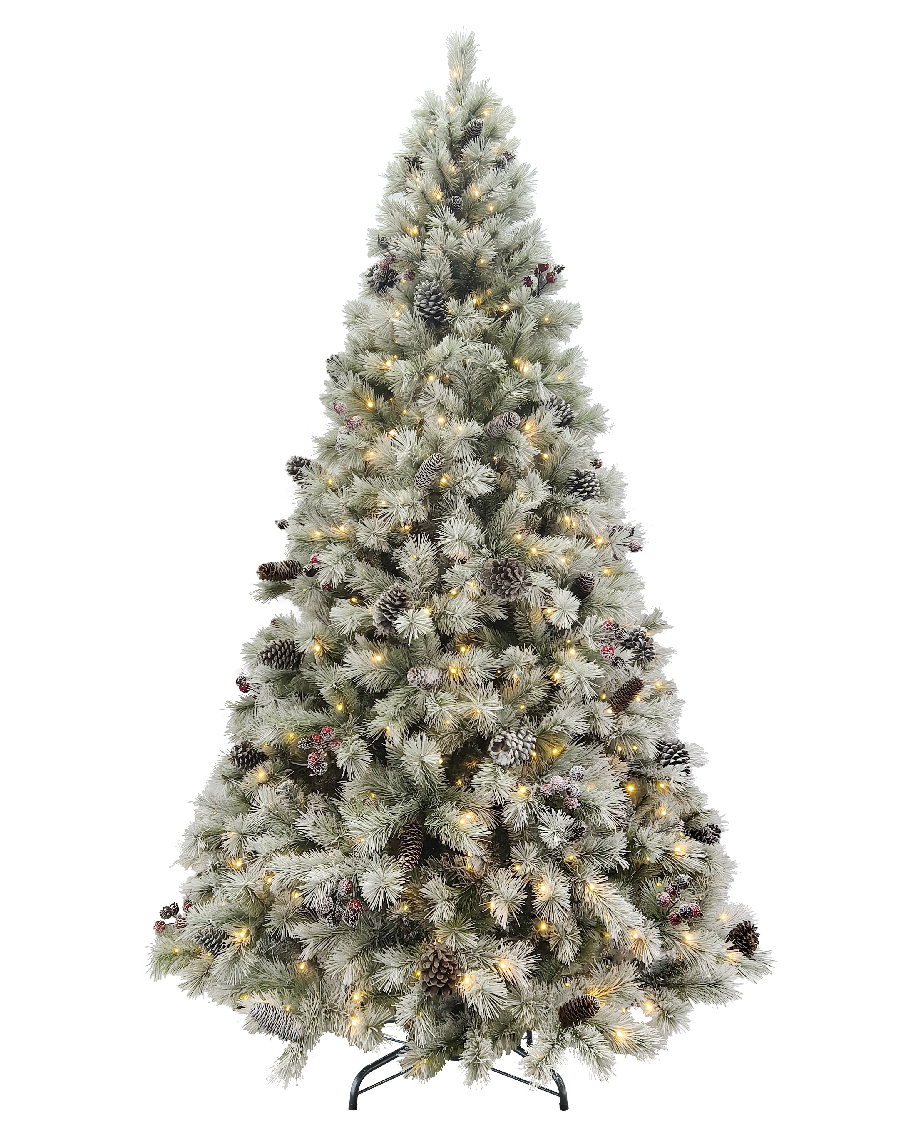 Puleo International 7.5ft Pre-lit Connecticut Tree #277-CON-T75QLDF5K5-TW