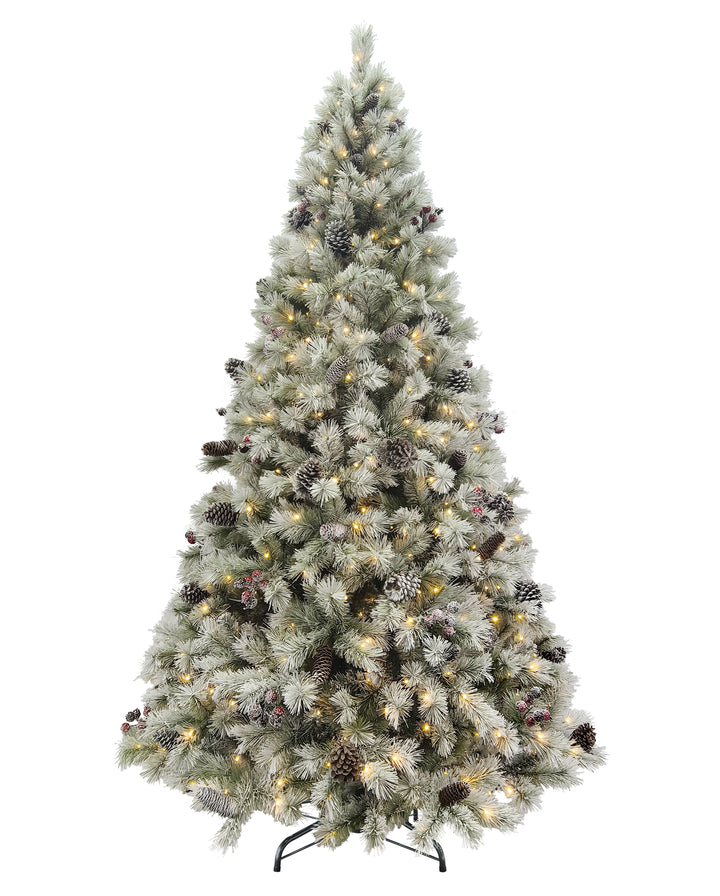 Puleo International 7.5ft Pre-lit Connecticut Tree #277-CON-T75QLDF5K5-TW