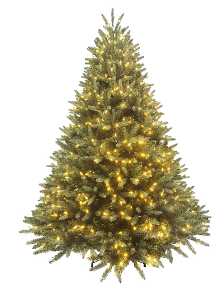 Puleo International 6.5ft Pre-lit East Hampton Pine PE/PVC Tree #277-EHP-65QF5LW11