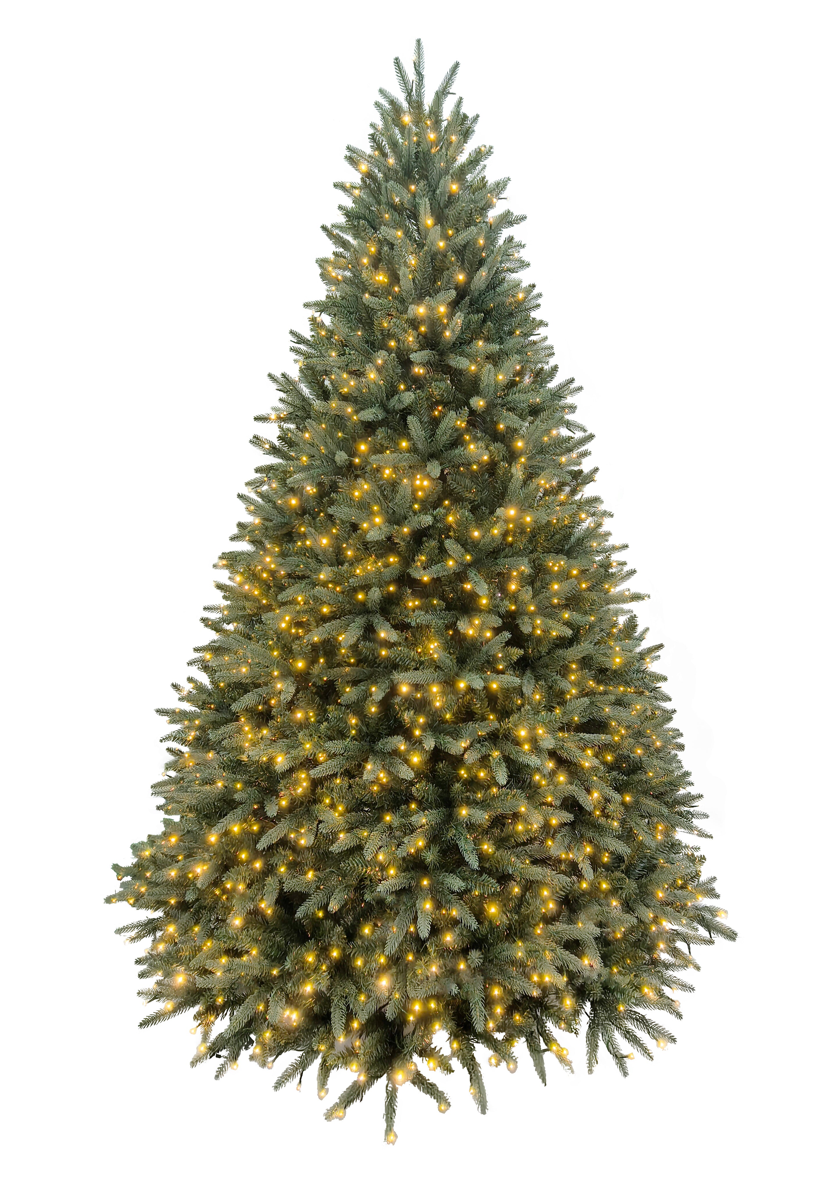 Puleo International 7.5ft Pre-lit East Hampton Pine PE/PVC Tree #277-EHP-75QLDF3KZ24-TW