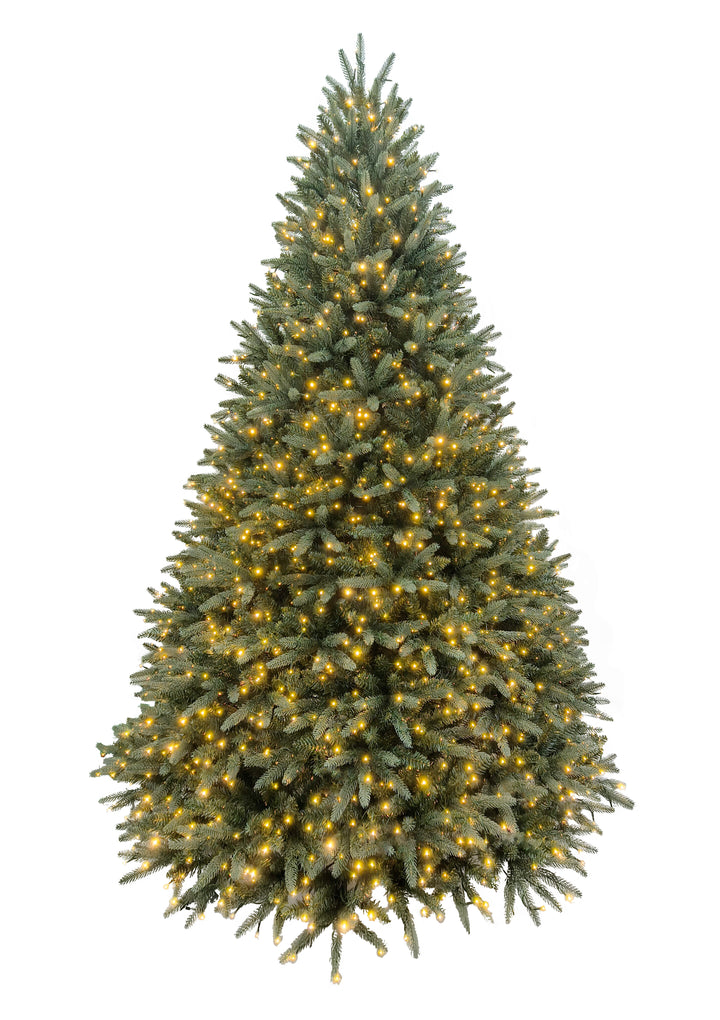 Puleo International 7.5ft Pre-lit East Hampton Pine PE/PVC Tree #277-EHP-75QLDF3KZ24-TW