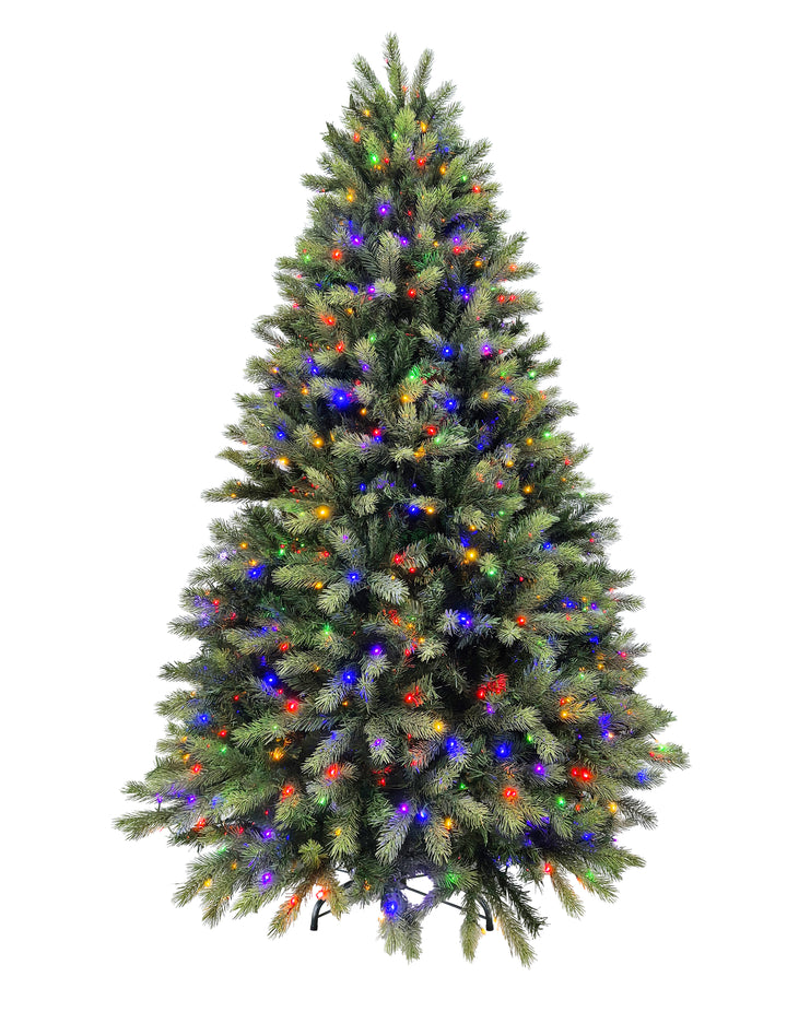 Puleo International 7.5ft Pre-lit Kensington Fir Tree #277-KSG-75QLDF5K9-TW