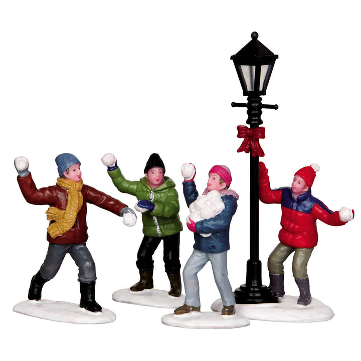 LEMAX Snowball Fight!, set of 4 #32133