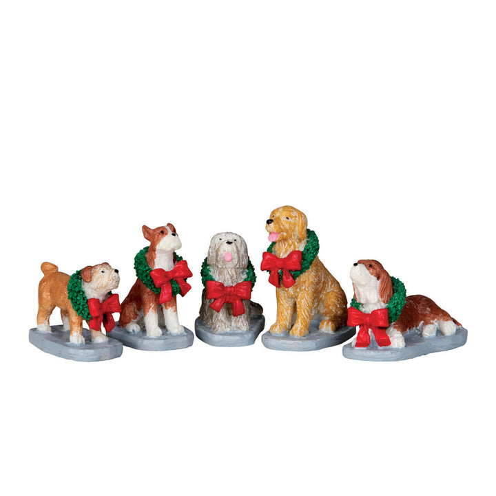 LEMAX Christmas Pooch, set of 5 #32138