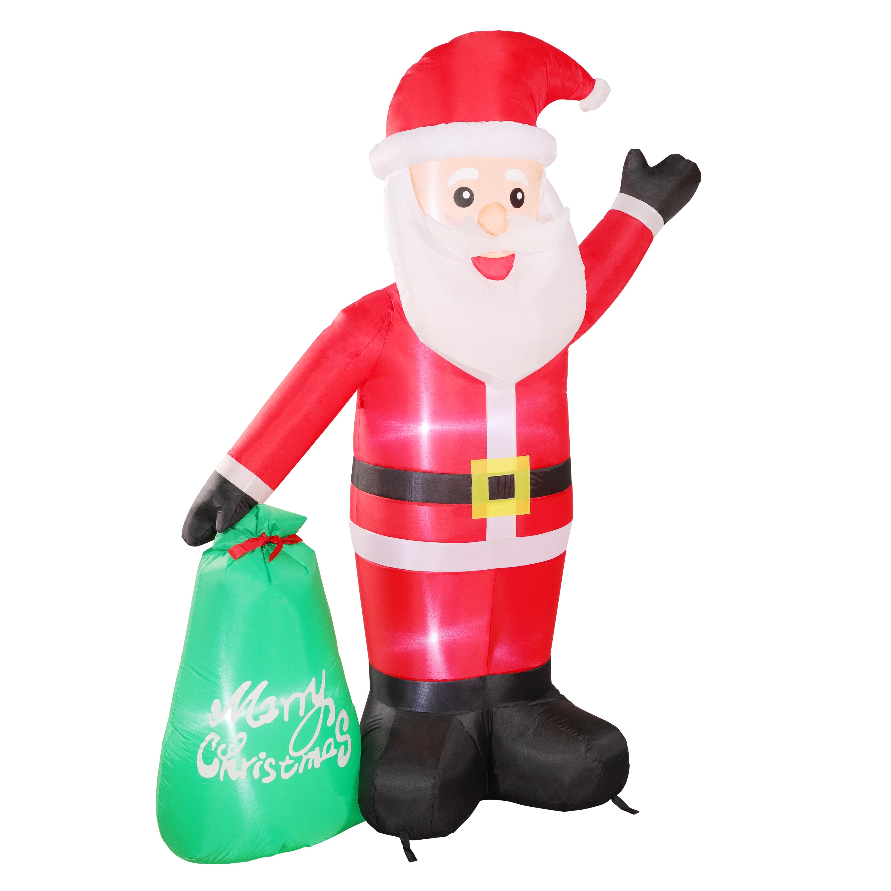 6 ft Lighted Blow-Up Inflatable Santa Clause YD3784LA