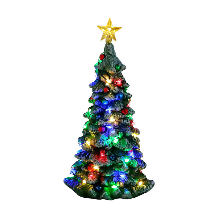 LEMAX Snowy Christmas Tree, Battery Operated (4.5V) #34102