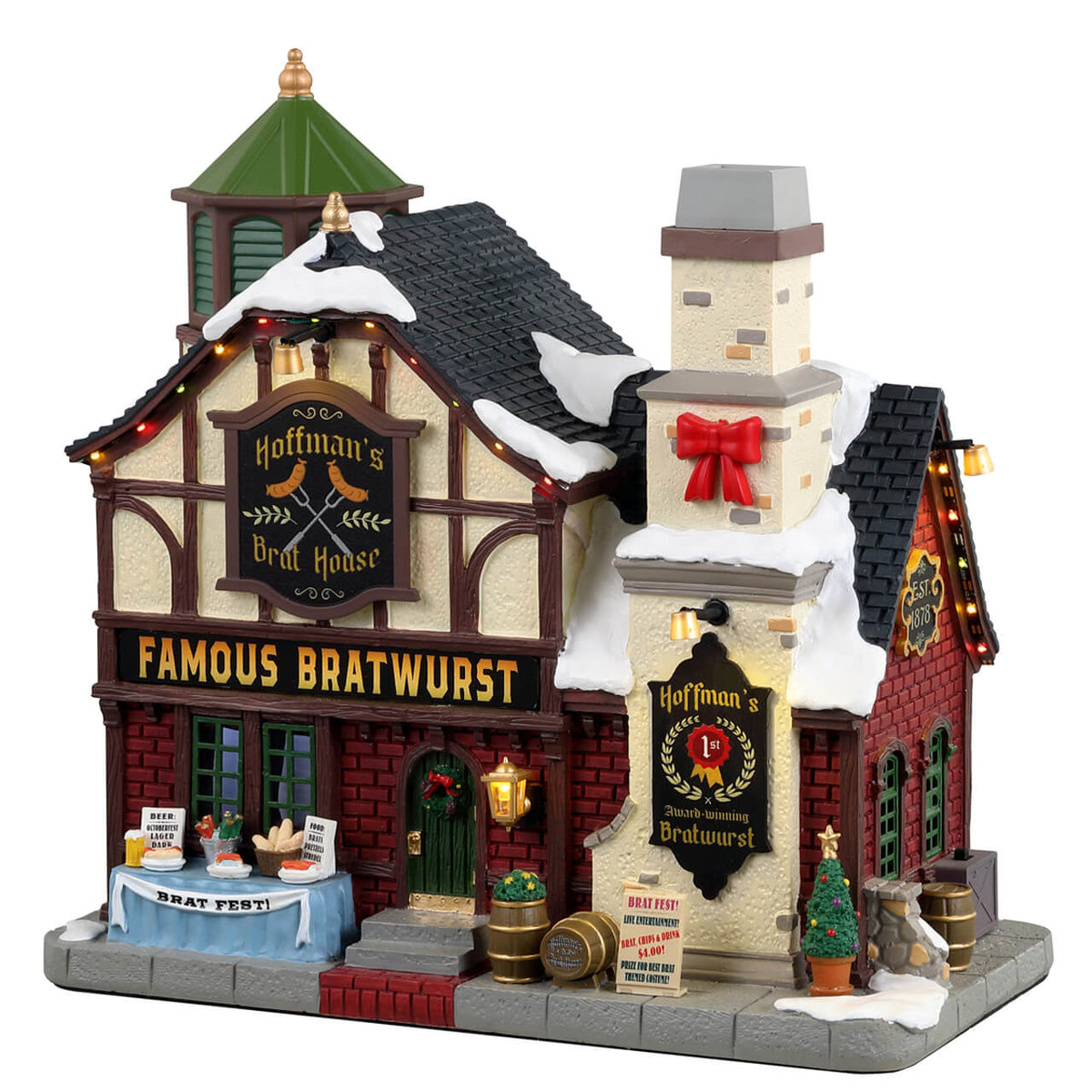 Lemax Hoffman's Brat House Lighted Building #35025