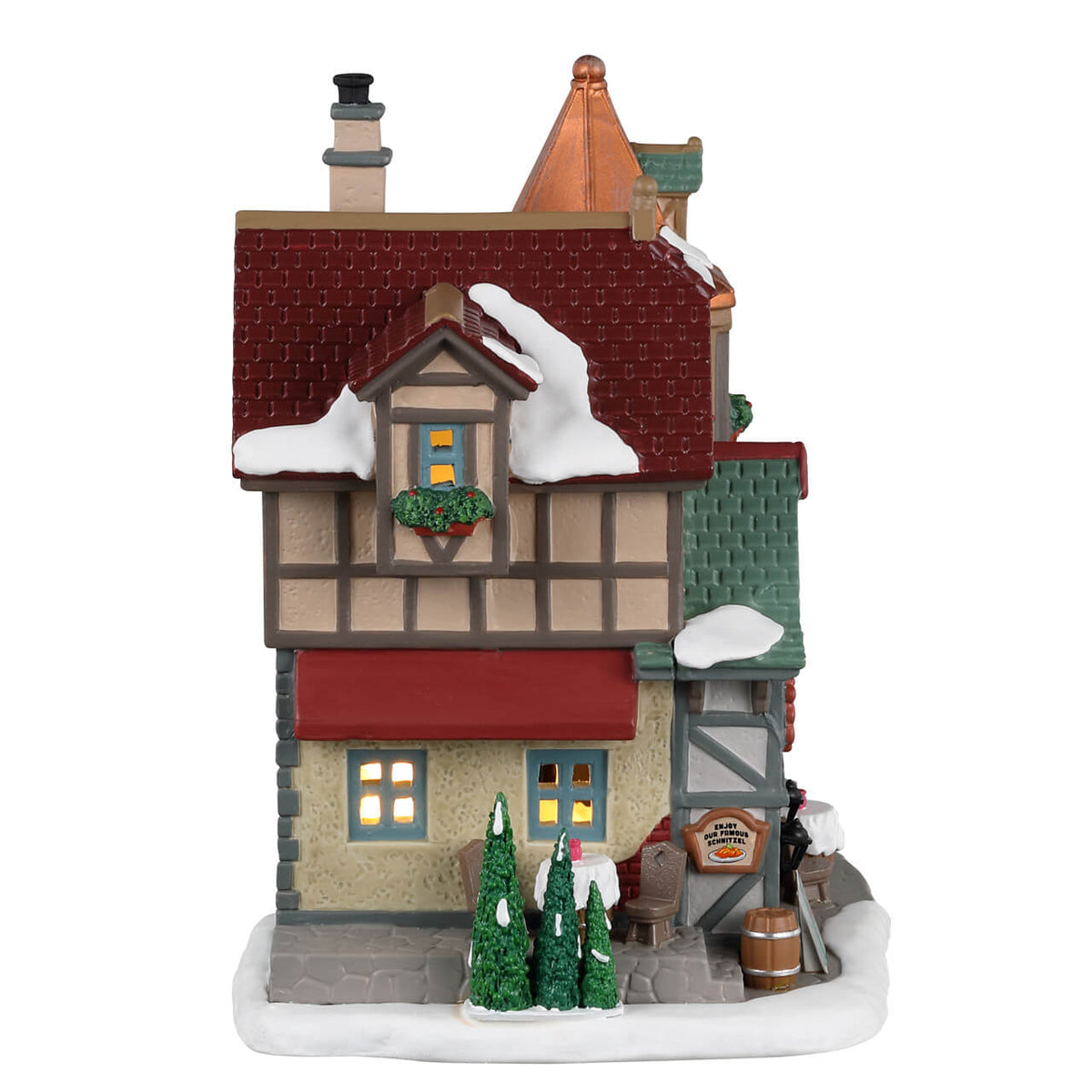 Lemax Otto's Schnitzelhaus Lighted Building #35030