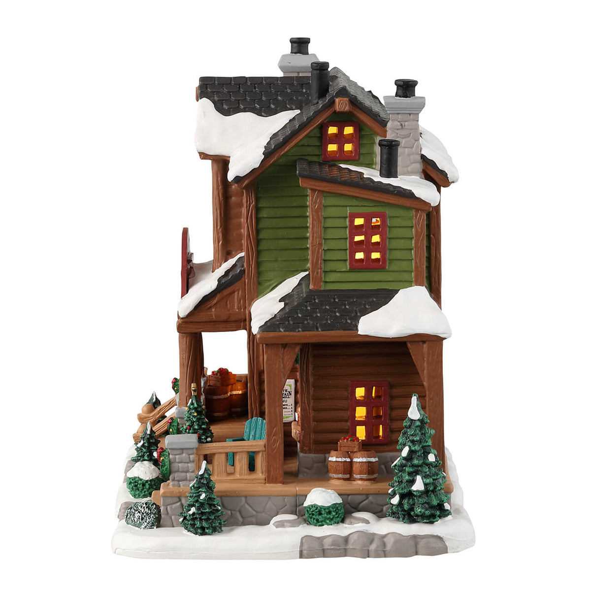 Lemax White Mountain Cider Mill Lighted Building #35071